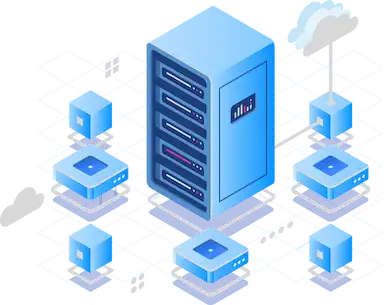 Dedicated server illustration