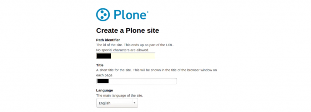 Install Plone