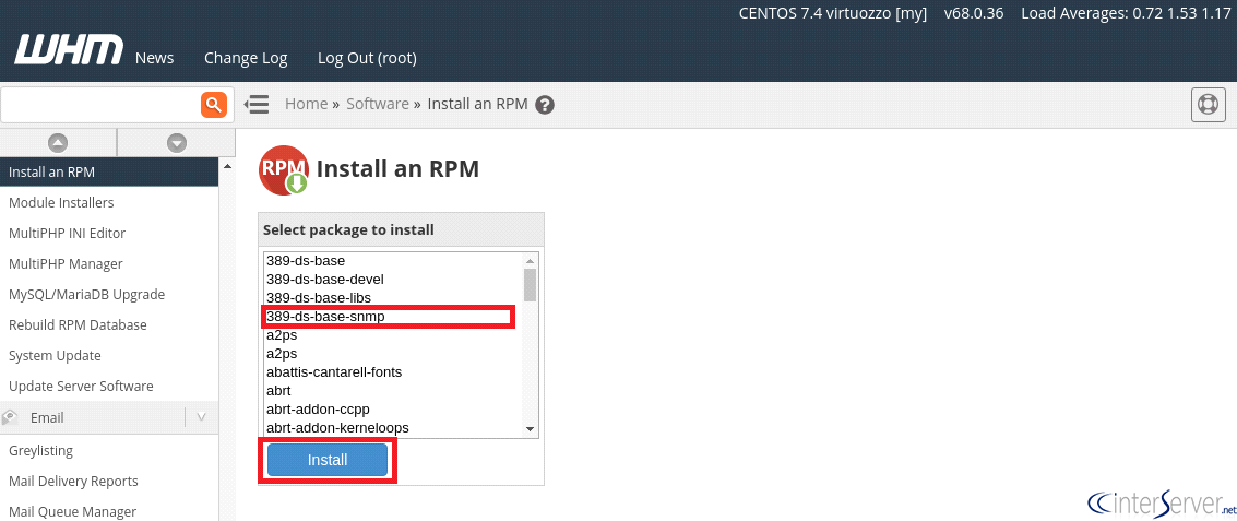 Install an RPM