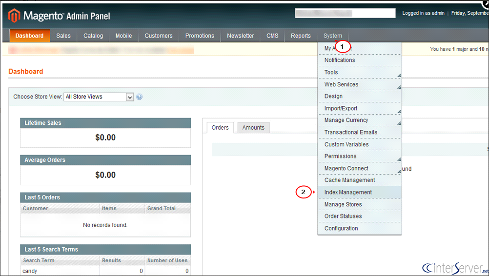 Magento Reindexing