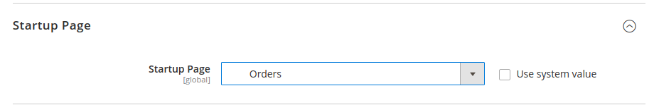 Change admin startup page in Magento - Step 4