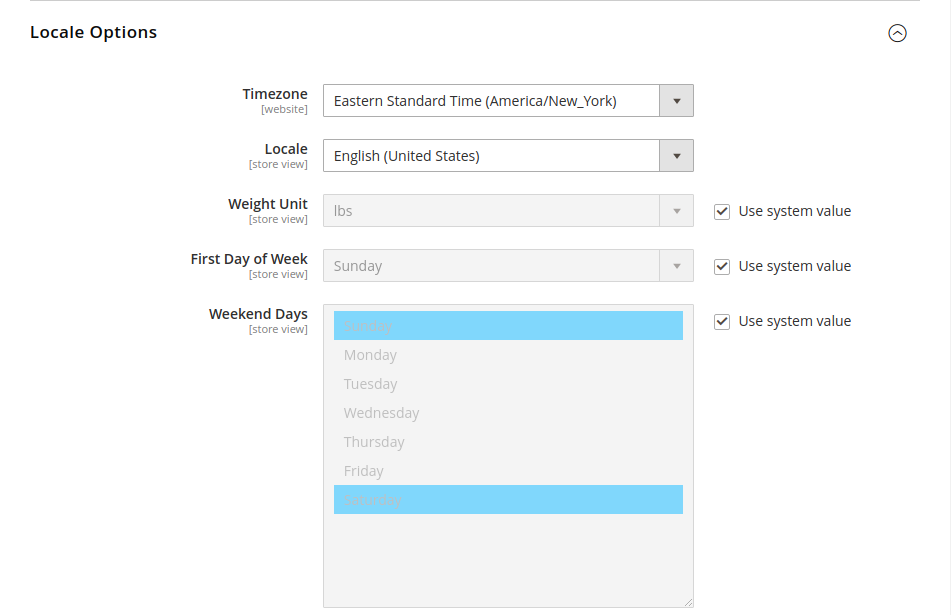 Magento Locale Settings: Step 4