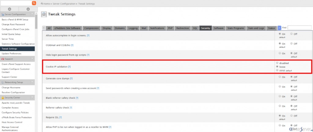 IP address has changed