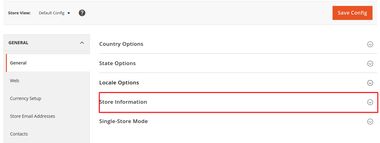 Add Magento Store Informatoin - Step 3