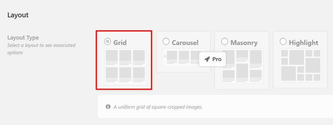 Instagram widget layout in WordPress
