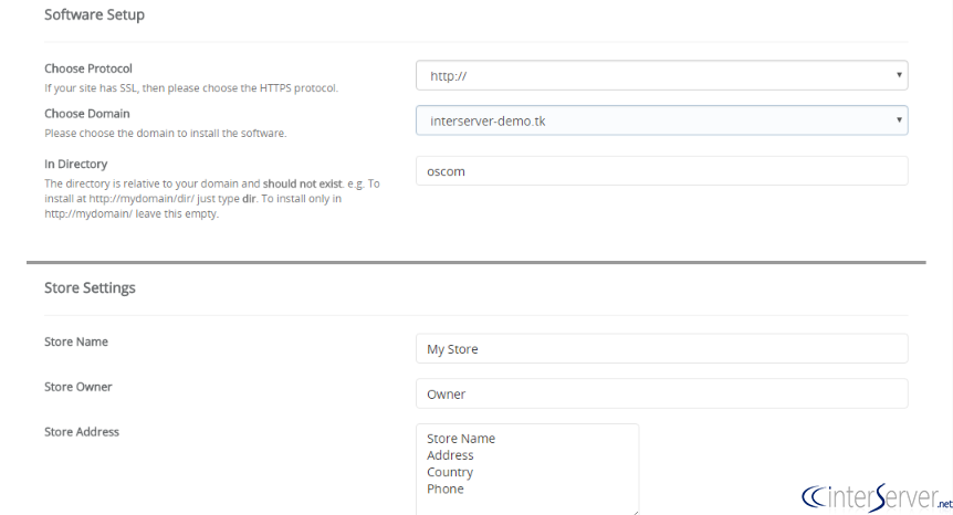 osCommerce