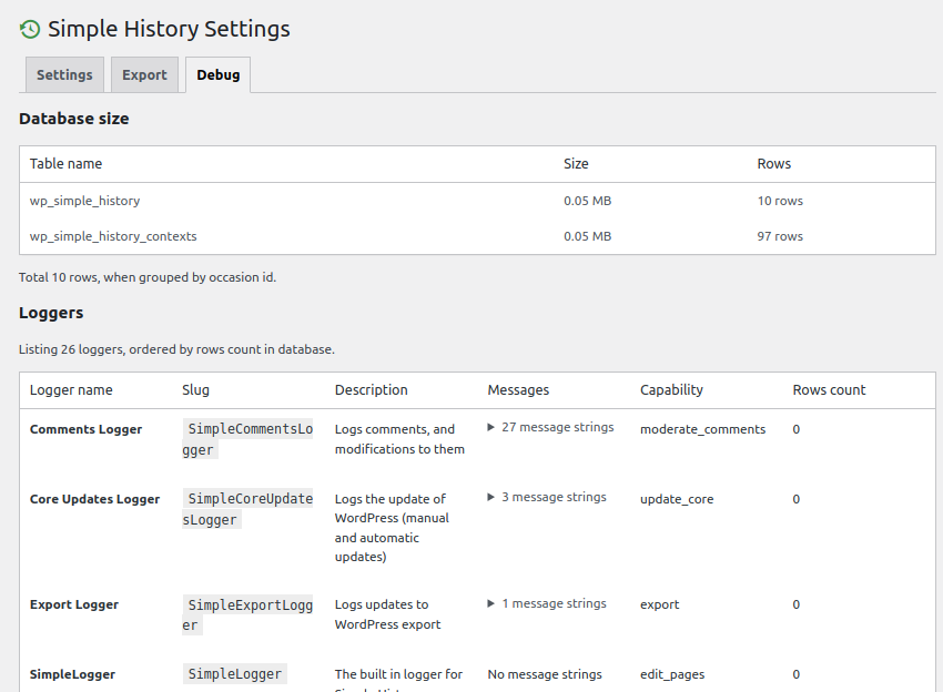 Simple History – Best Activity Feed Plugin for WordPress screenshot 6