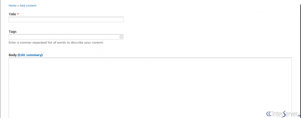 Add Article in Drupal