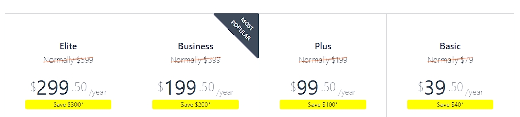 2. Formidable Form Pricing