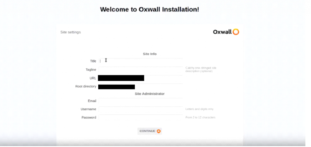 Install Oxwall on Linux Server