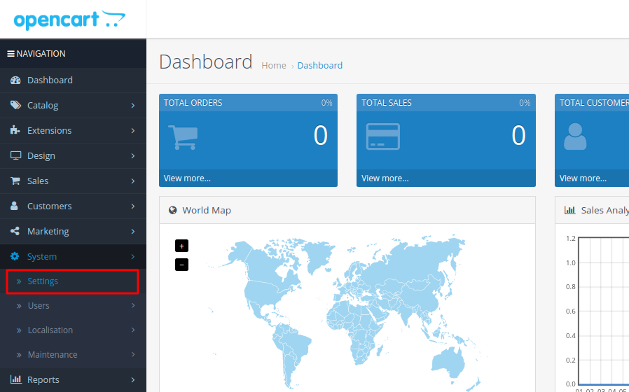 Add Store logo in OpenCart