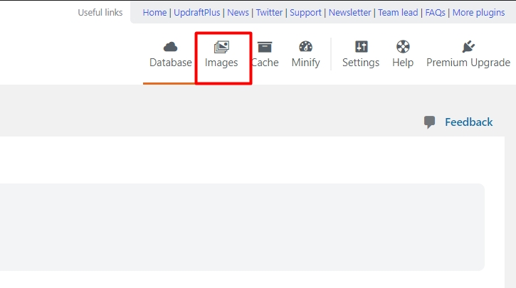Image optimisation in WP Optimize
