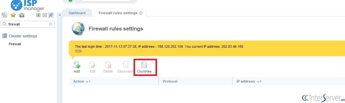Block Traffic in ISP