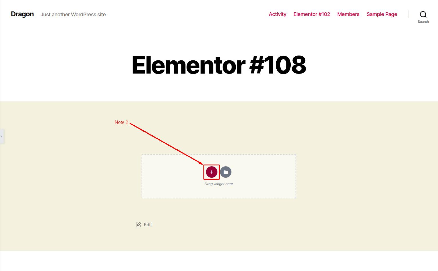 Add new elements in Elementor