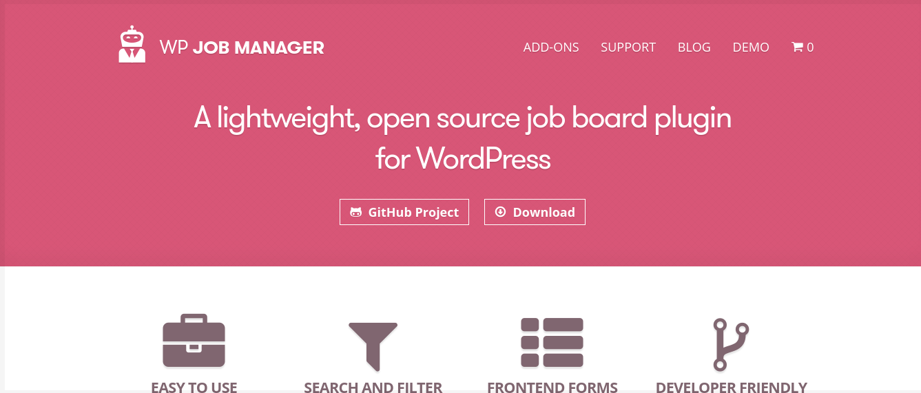 WP Job Manager plugin for WordPress