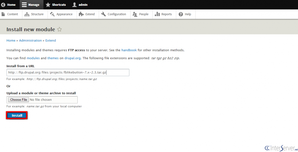Facebook Like button in Drupal