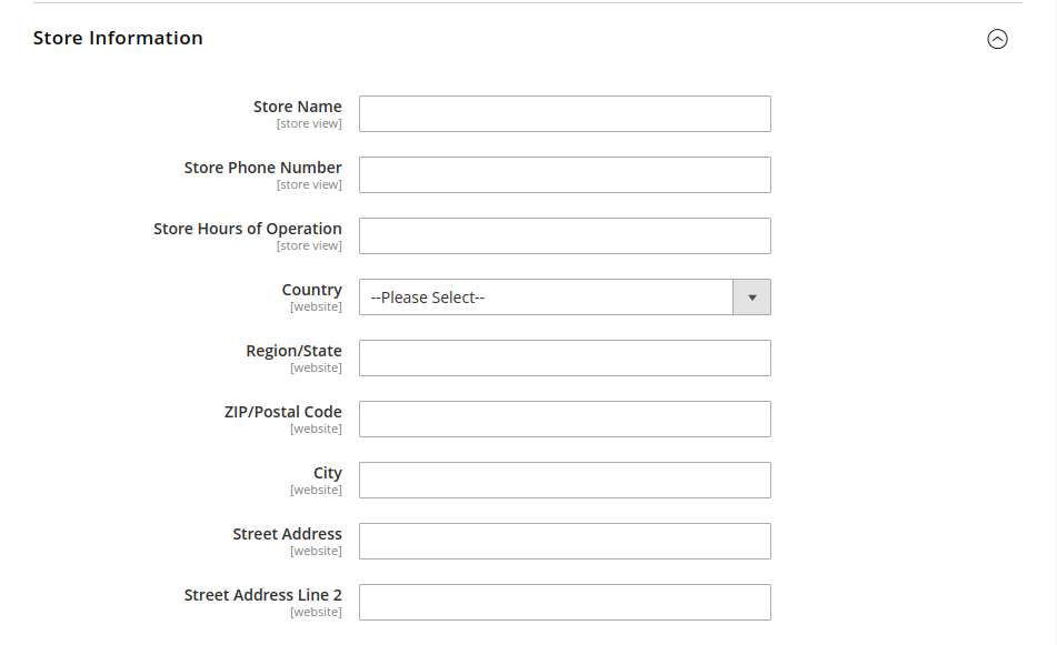 Add Magento Store Information - Step 4