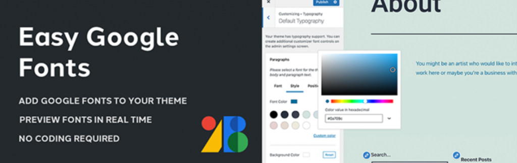 Easy google fonts