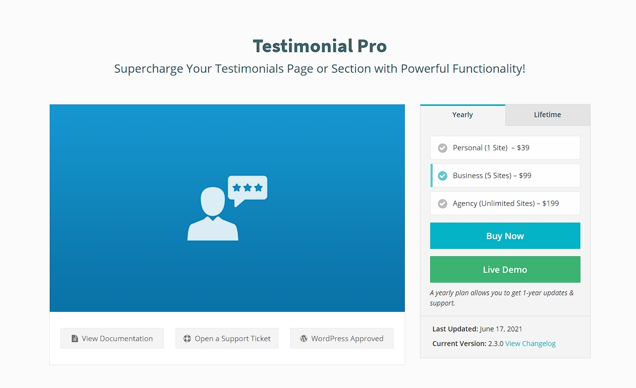 Testimonial Slider plugin for WordPress