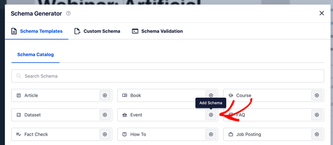 Add Event Schema to WordPress with All In One SEO Plugin screenshot 2