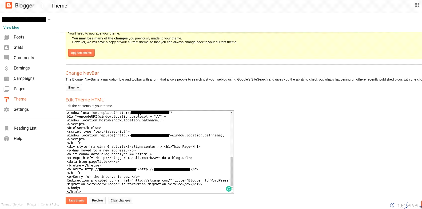 Blogger to WordPress Redirection Using Plugin