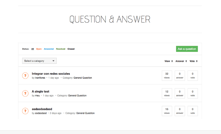 DW Questions and Answers for WordPress