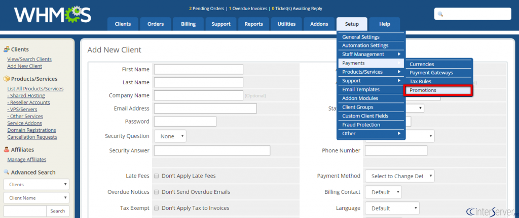 Manage Promotions