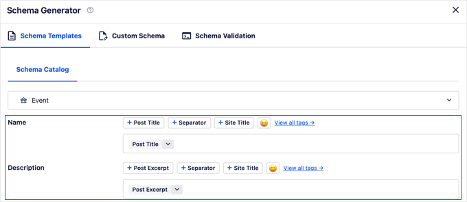 Add Event Schema to WordPress with All In One SEO Plugin screenshot 3