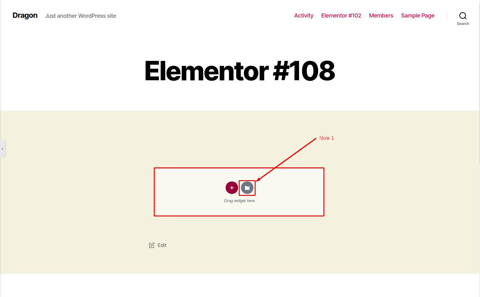 Add a new template from repository in Elementor