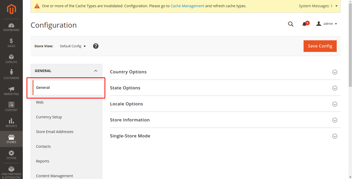 Magento Locale Settings: Step 2