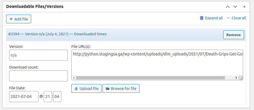 Download Monitor- Free and Easy File Management Plugin for WordPress screenshot 6