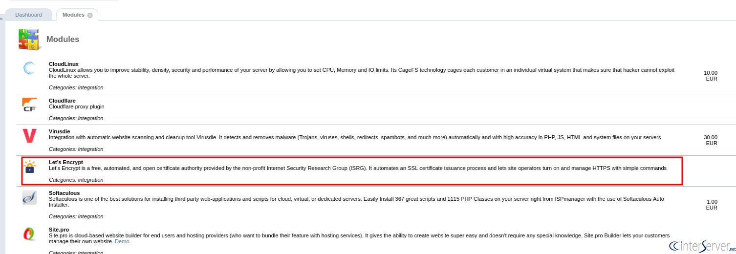 ssl by letsencrypt