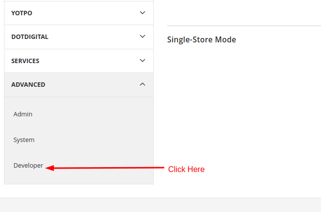 Enable Debug Profiler in Magento - Step 2