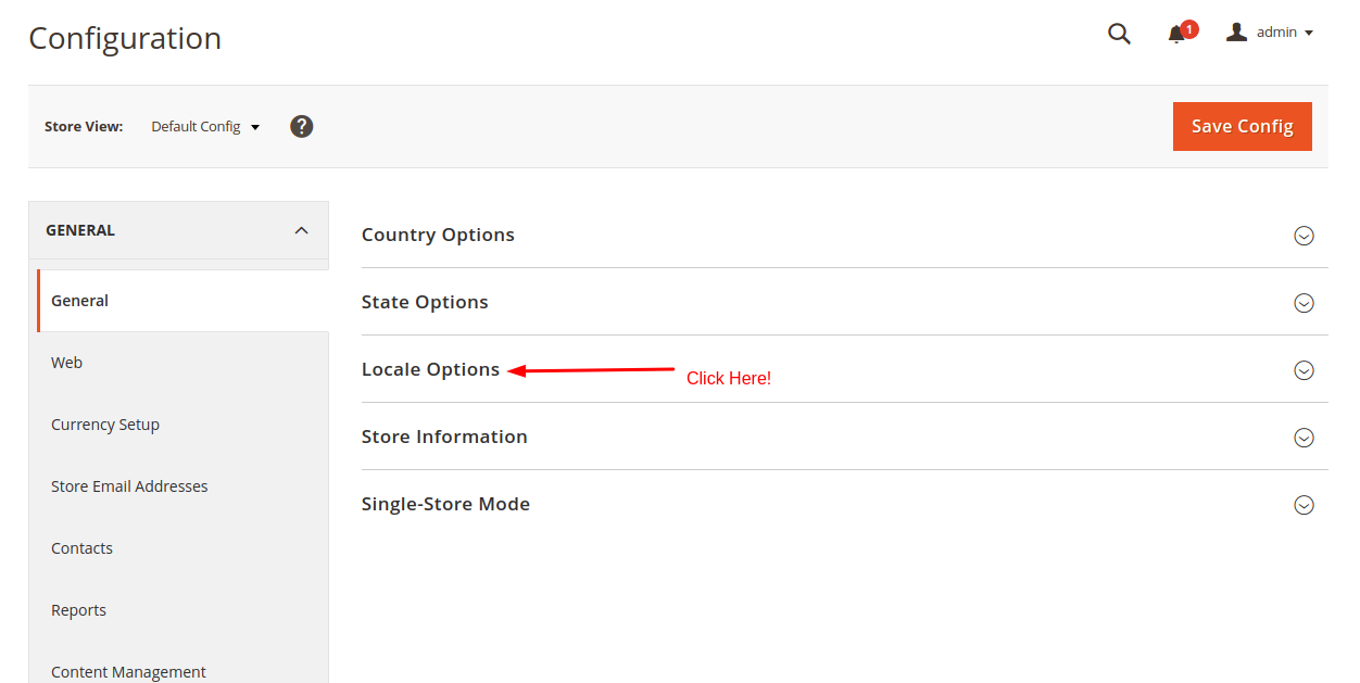 Magento Locale Settings: Step 3