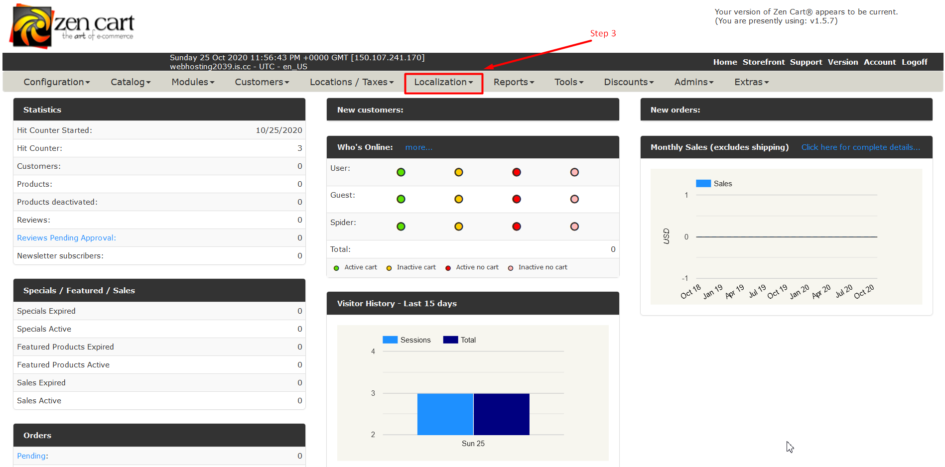 How to add currencies in Zencart - Step 3