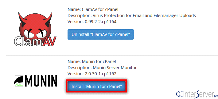 Install Munin