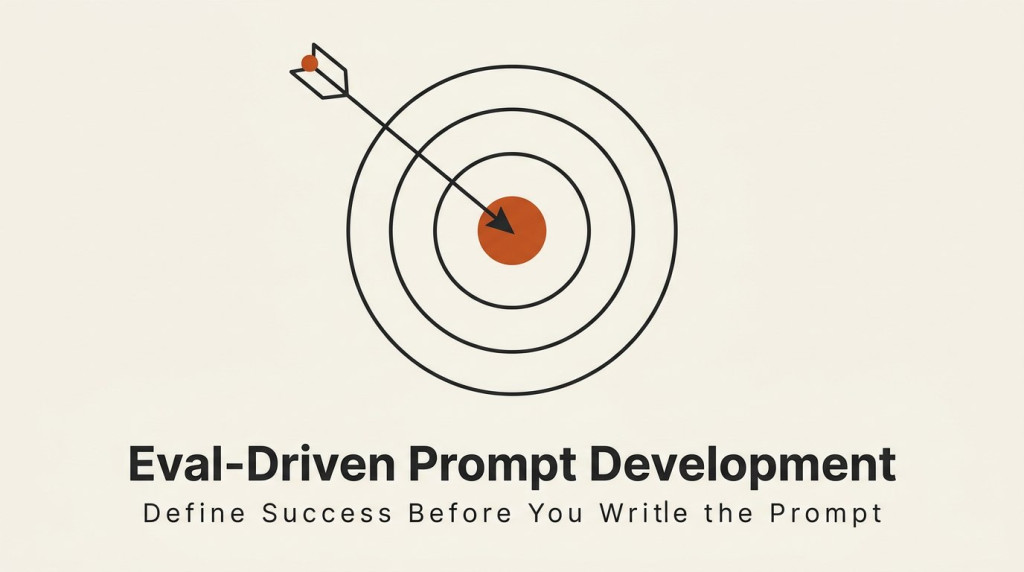Eval-Driven Prompt Development: Define Success Before You Write the Prompt
