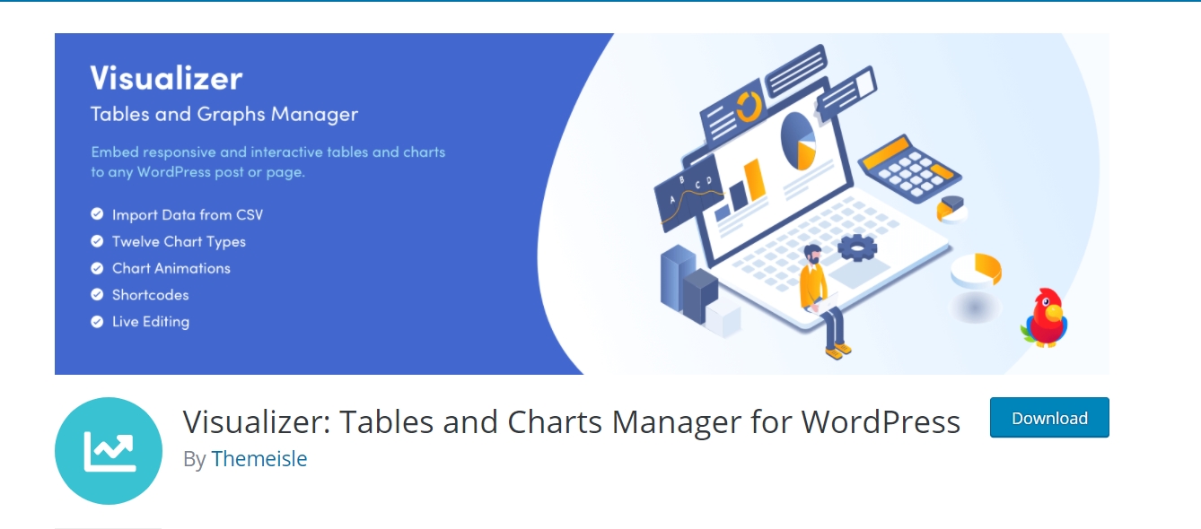 Visualizer Tables and Charts for WordPress