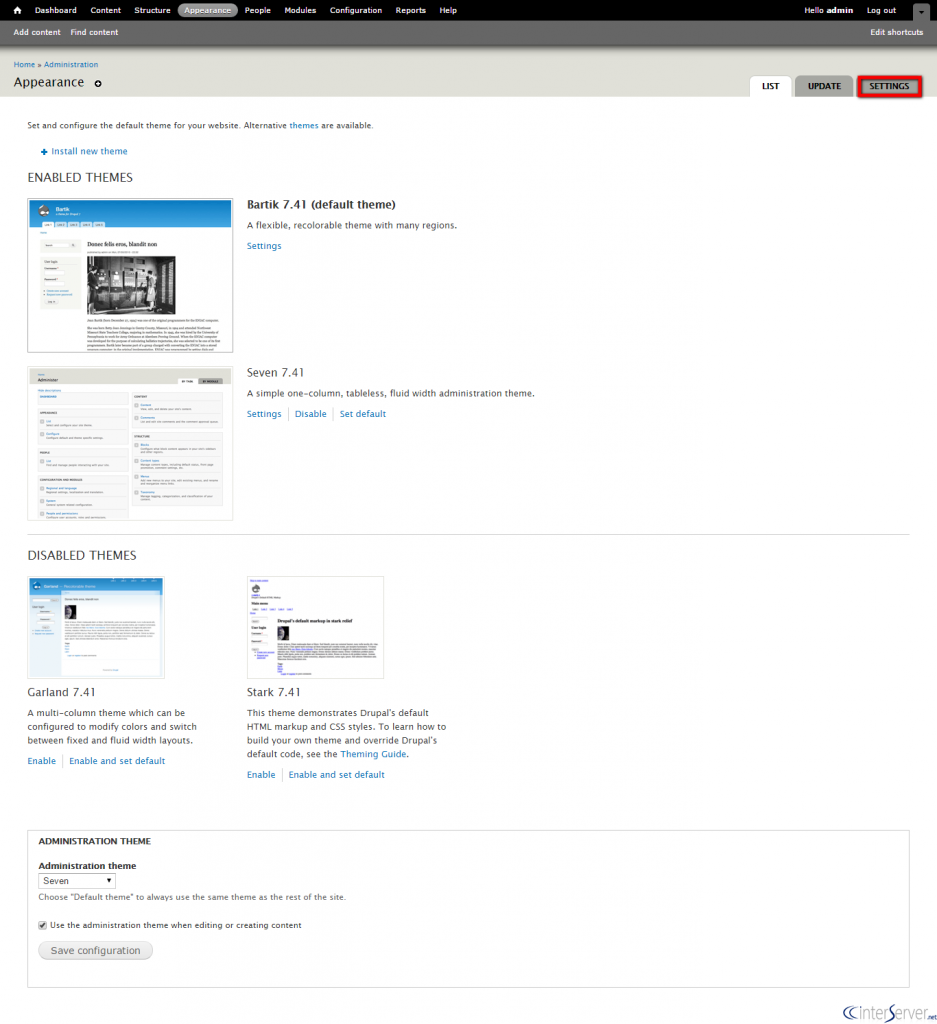 Upload custom logo in Drupal
