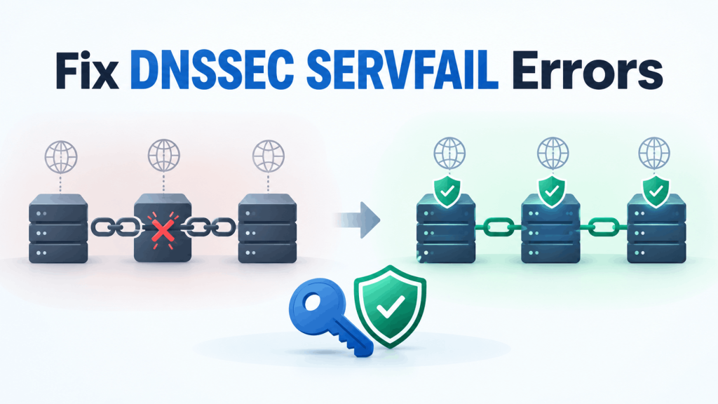 How to Fix DNSSEC SERVFAIL Errors