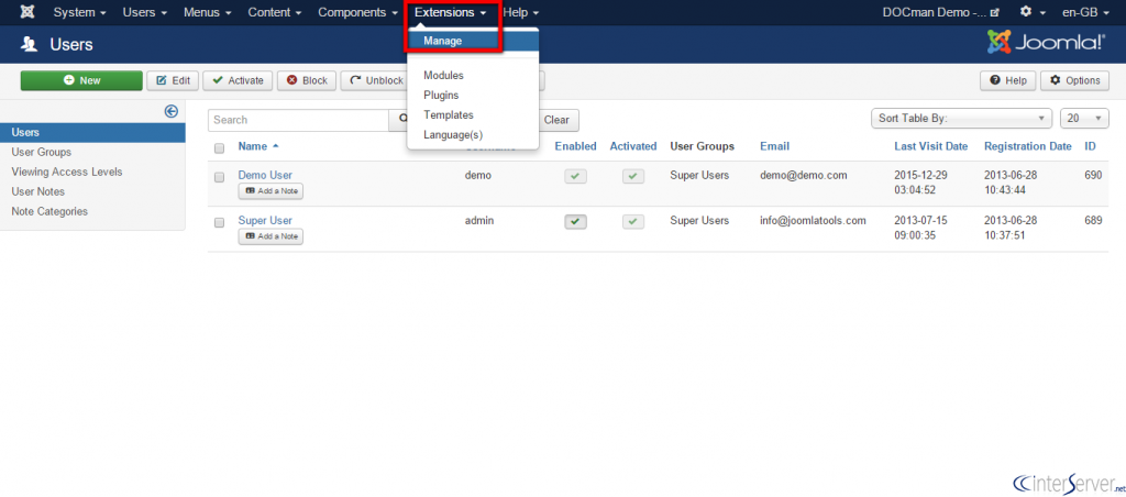 Install new Language in Joomla