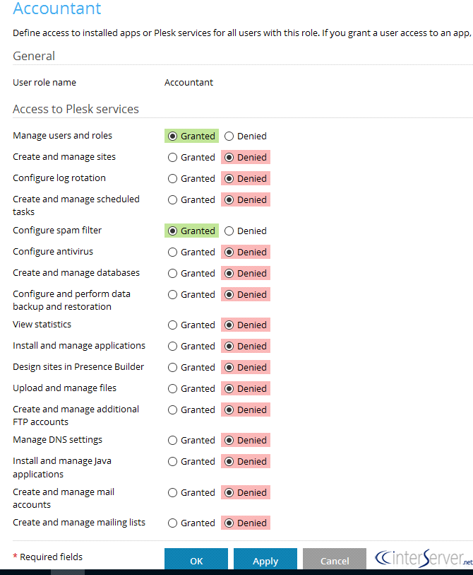 User Roles