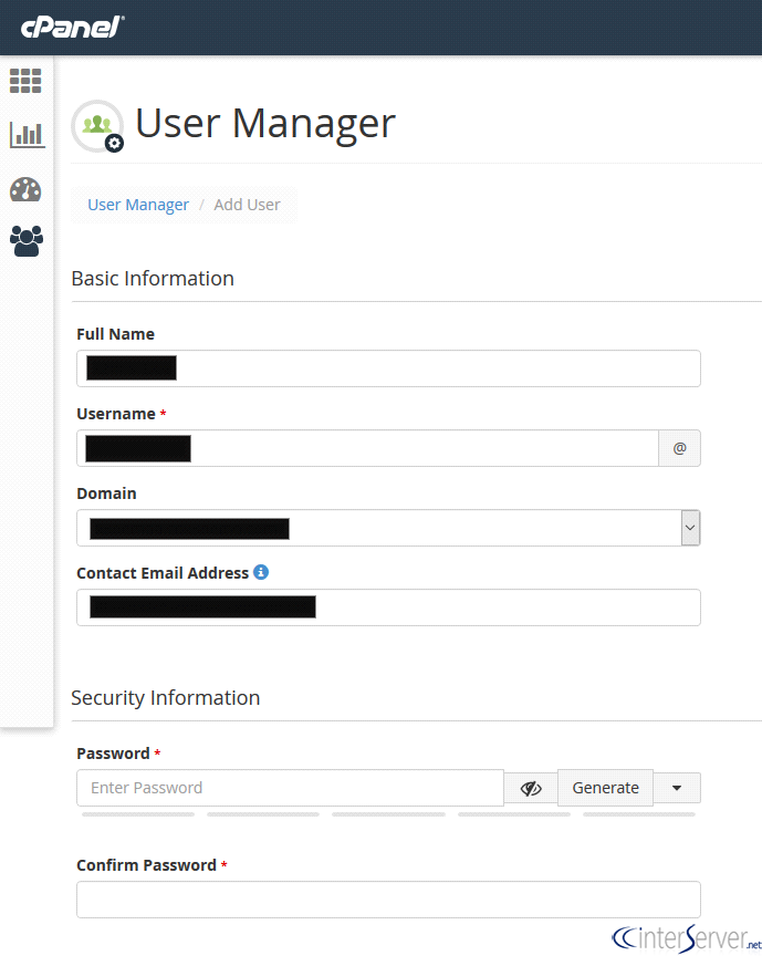 cPanel User Manager