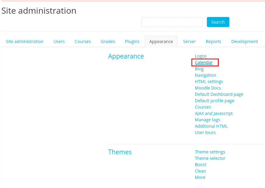 Calendar In Moodle4