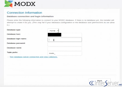 Install ModX