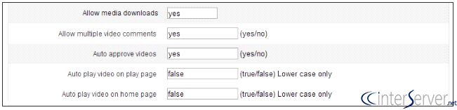Configure Settings