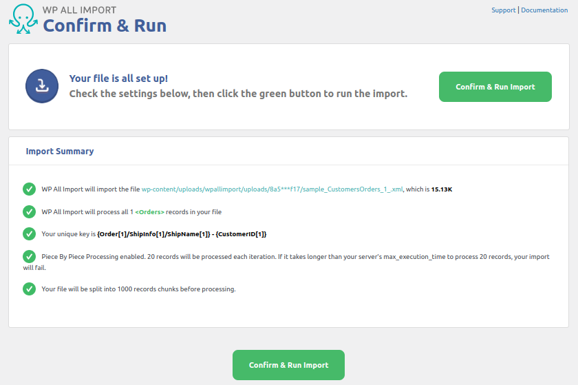 How to Import and Process Any CSV or Excel File in WordPress screenshot 7