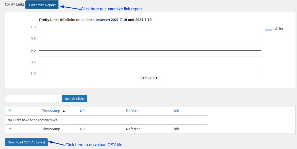 Pretty links – Best Link Management, Click Tracking, and Sharing Plugin for WordPress screenshot 5