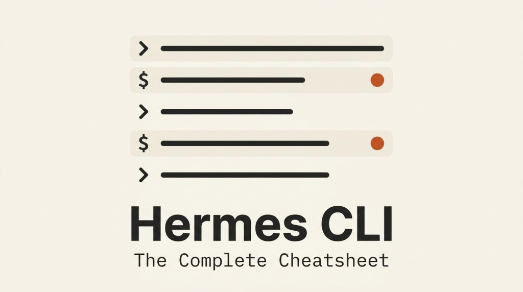 The Complete Hermes CLI Cheatsheet: Manage Your Agent like a Pro