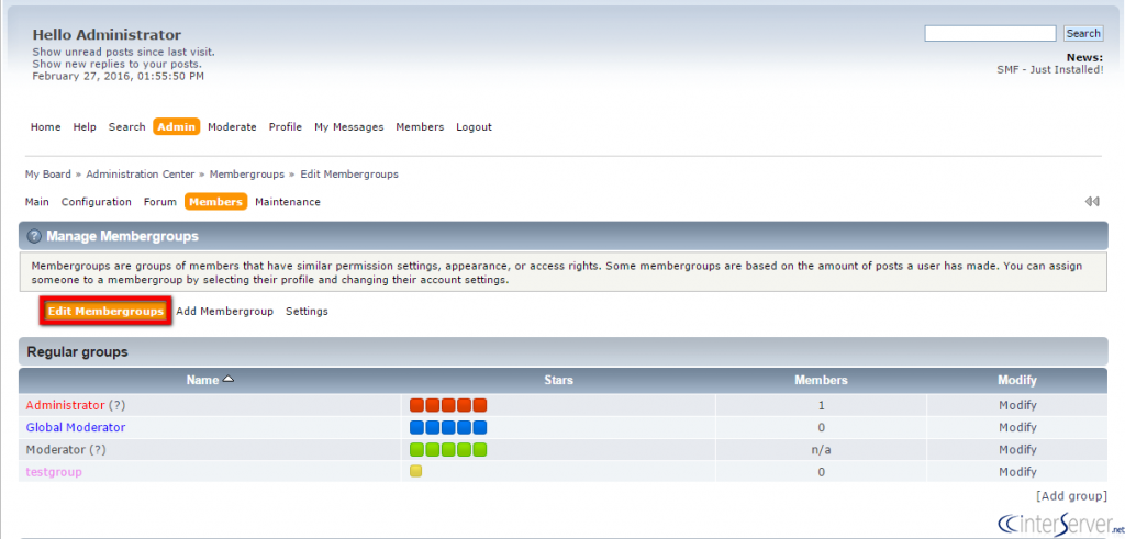 Assign users to Membergroup
